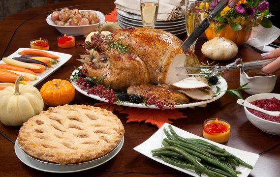 Carving Pepper Turkey for Thanksgiving