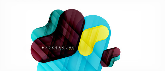 Shiny glossy arrows background