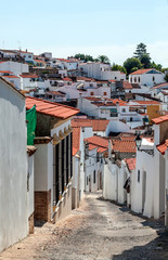 Village of Jerez de los Caballeros in Spain