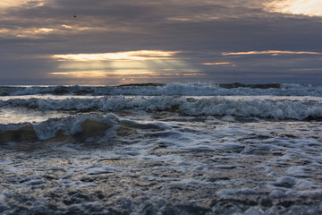Obraz premium Sunrise in Corpus Christi beach ,TX