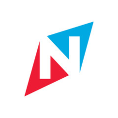 Letter N logo