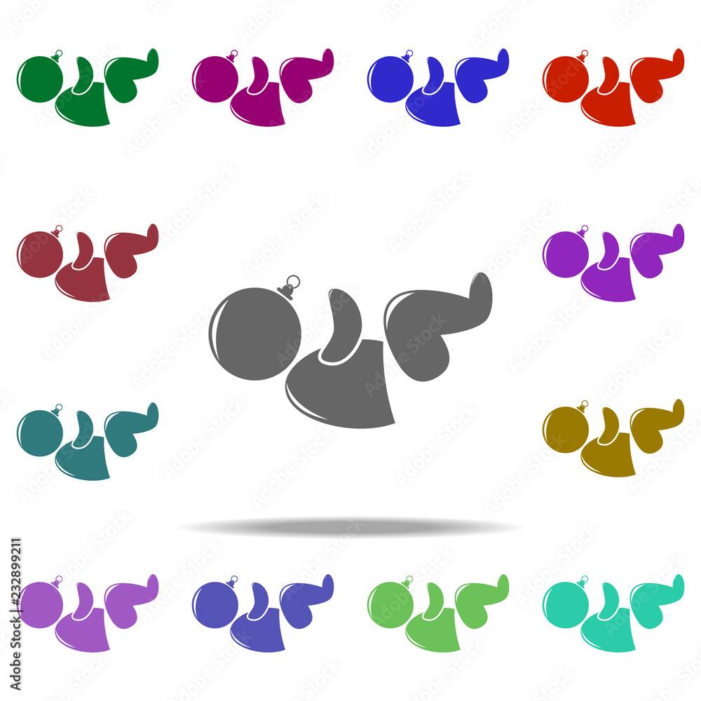 Poster baby icon. elements of children in multi color style icons. simple icon for websites, web design, mo