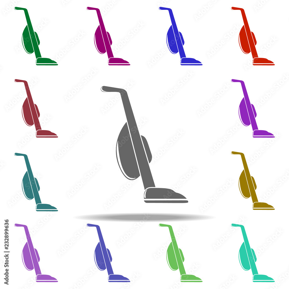 Aufkleber manual vacuum cleaner icon. elements of cleaners in multi color style icons. simple icon for website