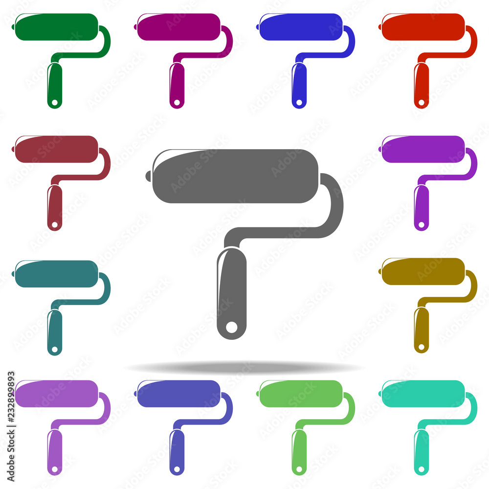 Poster cushion icon. elements of construction tools in multi color style icons. simple icon for websites, w