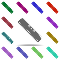 building level meter icon. Elements of Construction tools in multi color style icons. Simple icon for websites, web design, mobile app, info graphics