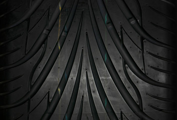 Car tire background, Tyre texture closeup background.