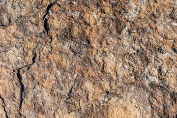 Orange and brown toned rock as a nature background