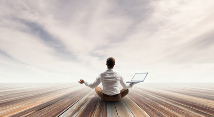 Finding his inner balance