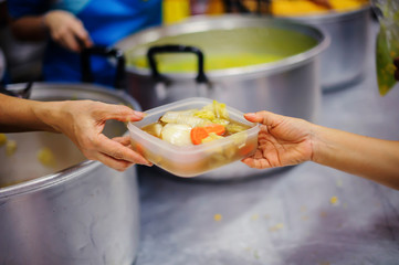 Hands-on food of the hungry is the hope of poverty : concept of homelessness