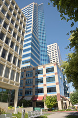 Skyscrapers and buildings Sacramento California.