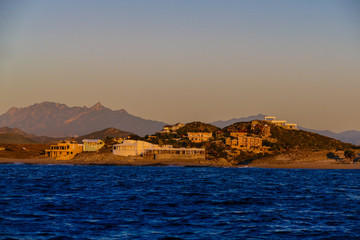 New luxury homes being built along Baja's Mexico's coast. 