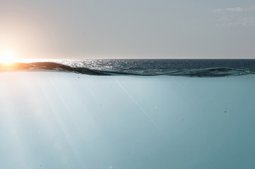 Sea or ocean waves