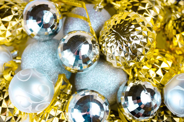 Colorful collection of Christmas Balls