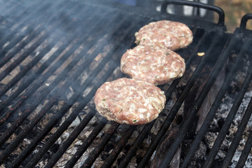 Metballs on grill