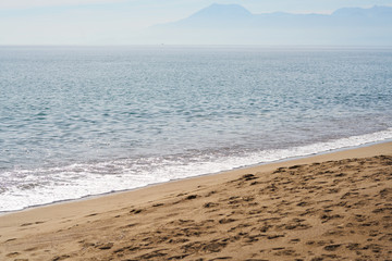 Sea and beach background
