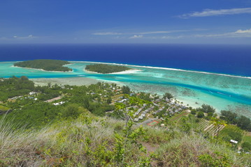 Obraz premium ilos dans le lagon de Moorea