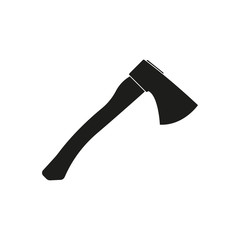 Axe icon. Lumberjack or firefighter tool. Vector illustration.
