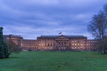 Fototapeta na wymiar The castle of Wilhelmshoehe in Kassel, Germany, 