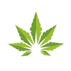 cannabis logo template