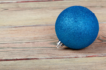 Christmas decoration on wooden table