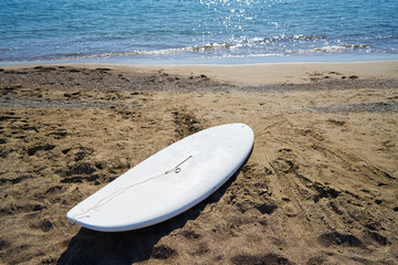 Surfboard on the beach
