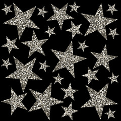 Silver stars.