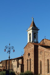 Fototapeta na wymiar St. Francis church, Prato, Tuscany, Italy