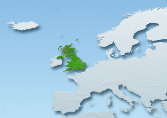 map of great britain.