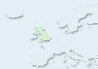 map of great britain.