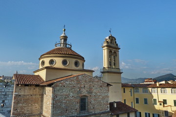 Fototapeta na wymiar Basilica of Santa Maria delle Carceri, Prato, Tuscany, Italy