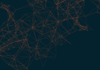 Abstract futuristic background with lines. Vector illustration.