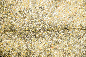 Horizontal gravel texture from quartz stones
