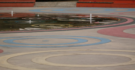 Kolorowa fontanna © Jowita