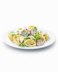 Tortellini with vegetables