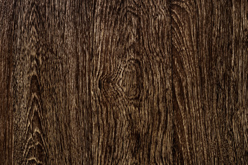 Close up of a brown wooden floorboard textured background