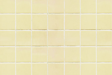 Yellow square tiled texture background