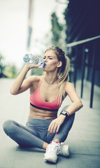 Hydration after exercise.