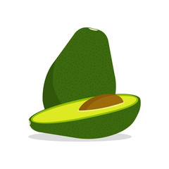 Avocado fruit icon.