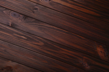 Fototapeta premium Brown wooden background or wood texture, wooden board