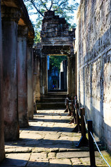 Ruin Ancient Bayon Temple