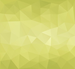 Fototapeta premium Low poly Geometric facet triangular green web banner background abstract