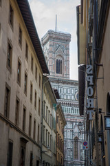 FLORENCE, ITALY - OCTOBER 28, 2018: Florence Cathedral, formally the Cattedrale di Santa Maria del...