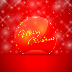 merry Christmas snowflake background peeling sticker