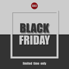 Black friday sale banner. Abstract Background