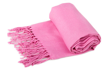 autumn pink scarf