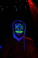 masque halloween led