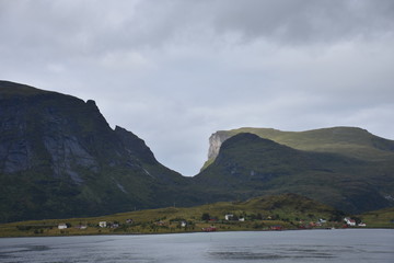 Lofoten, Flakstad, Fredvang, Norwegen, Flakstadøya, Moskenesøya, Ryten, Selfjorden, Fjord,...