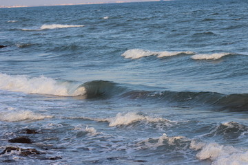 waves on the beach