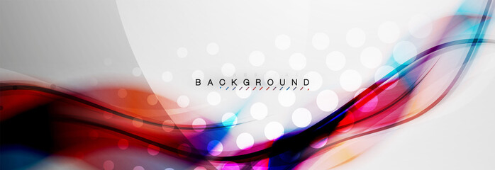 Smooth blur wave background