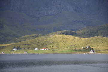 Lofoten, Flakstad, Fredvang, Norwegen, Flakstadøya, Moskenesøya, Ryten, Selfjorden, Fjord,...
